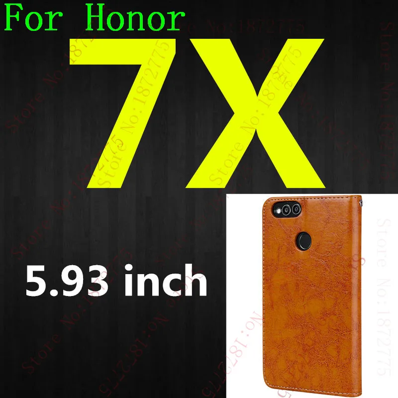 Флип Чехол Для huawei P20 P10 P8 P9 Lite Mini P Smart на Honor 7C 7A Pro 6A 5A 6X 7X Y5 Y7 Y6 Prime Коврики 10 8 9 20 Lite - Цвет: Honor 7X