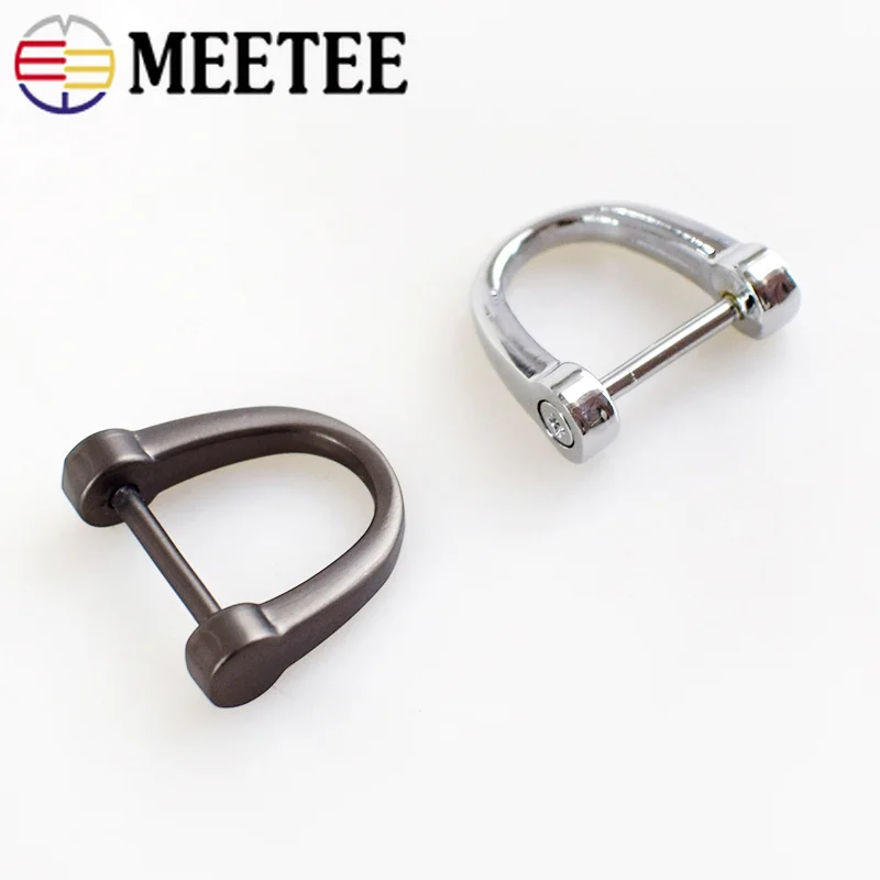 Meetee 6 шт. 17 мм металлический ключ D кольцо Пряжка подковы DIY сумки для одежды Ремесло Швейные декоративные аксессуары BD320