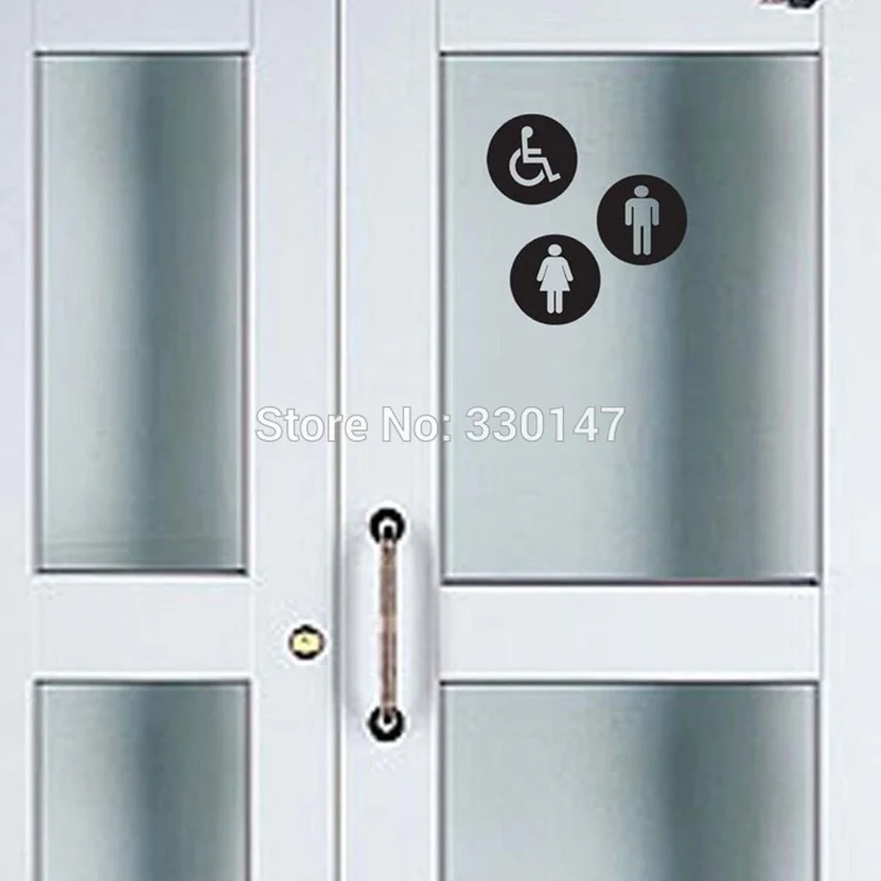 3 шт./компл. настенные наклейки для ванной комнаты и туалета|stickers home decor|wall stickers