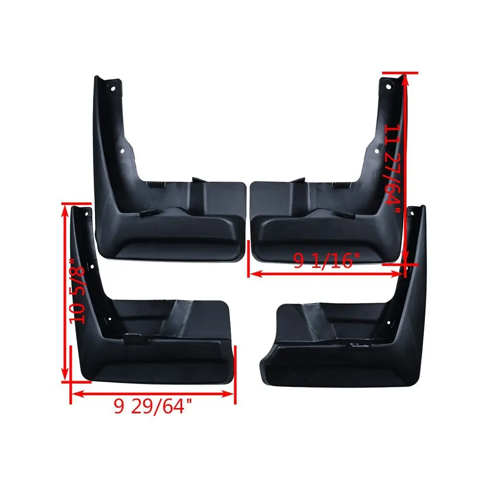 Брызговики для Toyota Sienna 2008 2018|Грязезащита| |