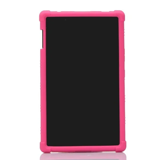 rose Ультратонкий Мягкий силиконовый чехол для lenovo TAB 4, 8, 8,0 дюймов, задняя крышка для lenovo TAB 4, 8, TB-8504F, TB-8504N, чехол для планшета+ пленка+ ручка - Цвет: rose