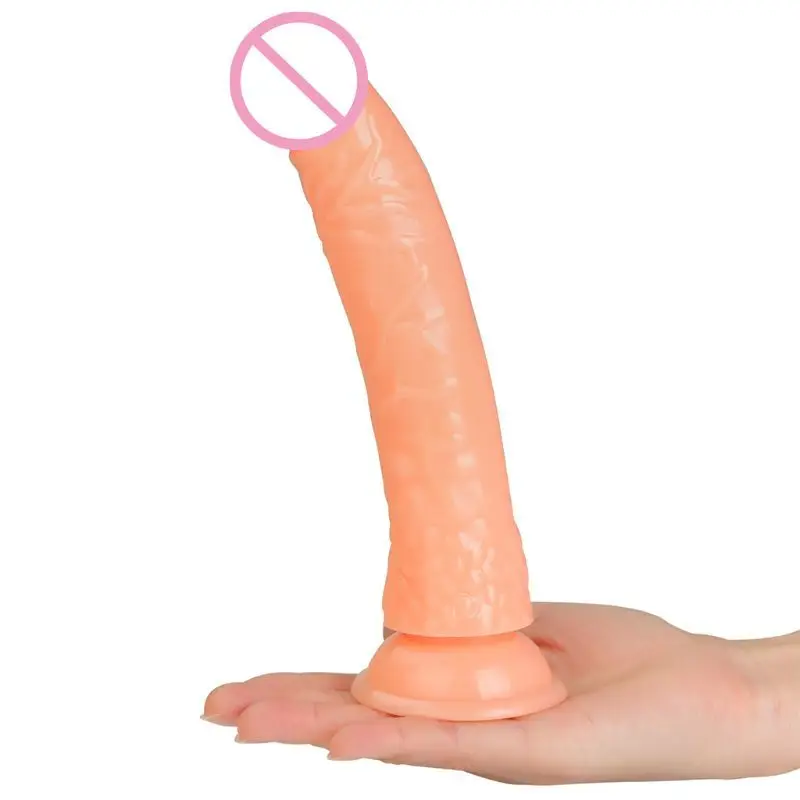 Премиум качество новый 8 дюймовый фаллоимитатор на присоске для женской
