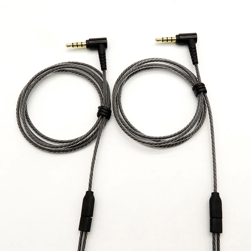 DIY MMCX кабель для Shure SE215 SE535 SE846 UE900 Замена наушников 0 75 мм 2 контактный ue18 11pro 10pro 7pro