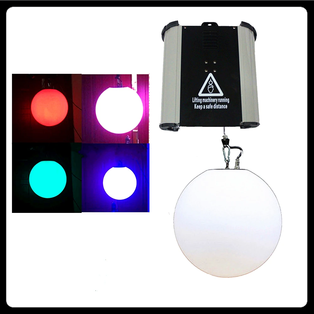 2x Magic 3D с крышкой вверх/вниз 35 см RGB светодиодный подъемный мяч современный