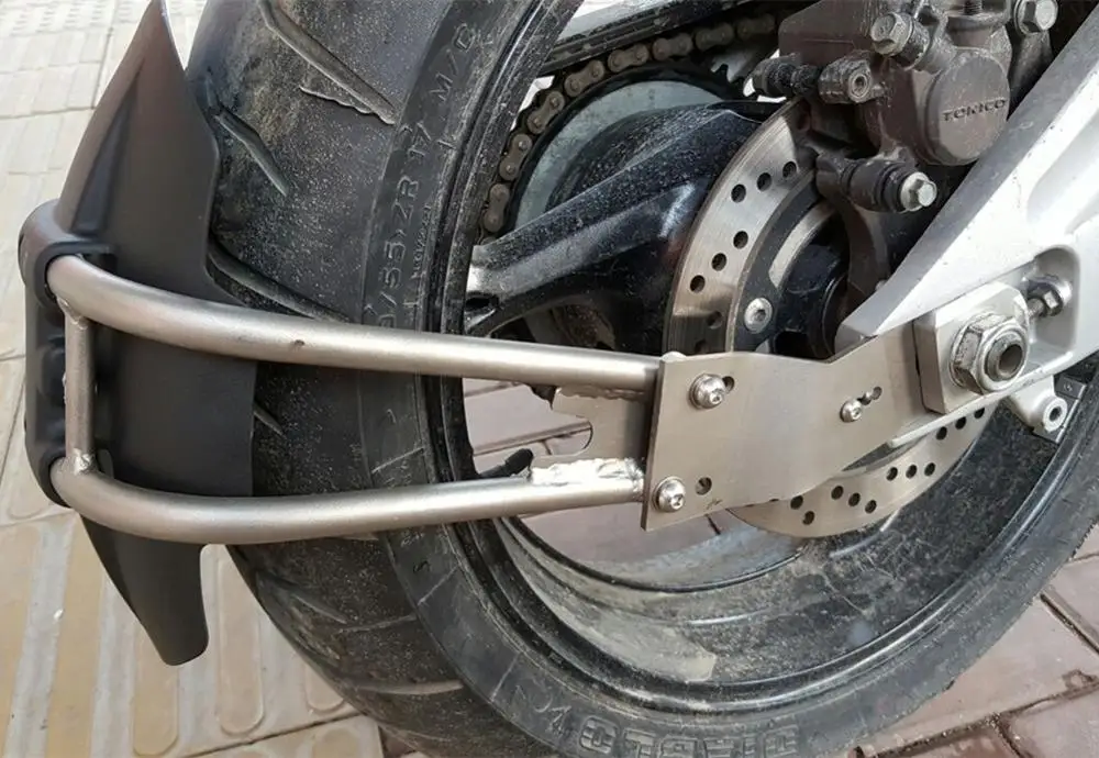 Сзади Hugger Fender крыло брызговик для Yamaha XJ6 XJ600 FZ8 Kawasaki Z800 ER6F ниндзя 650R EX6 ER6N ER4N