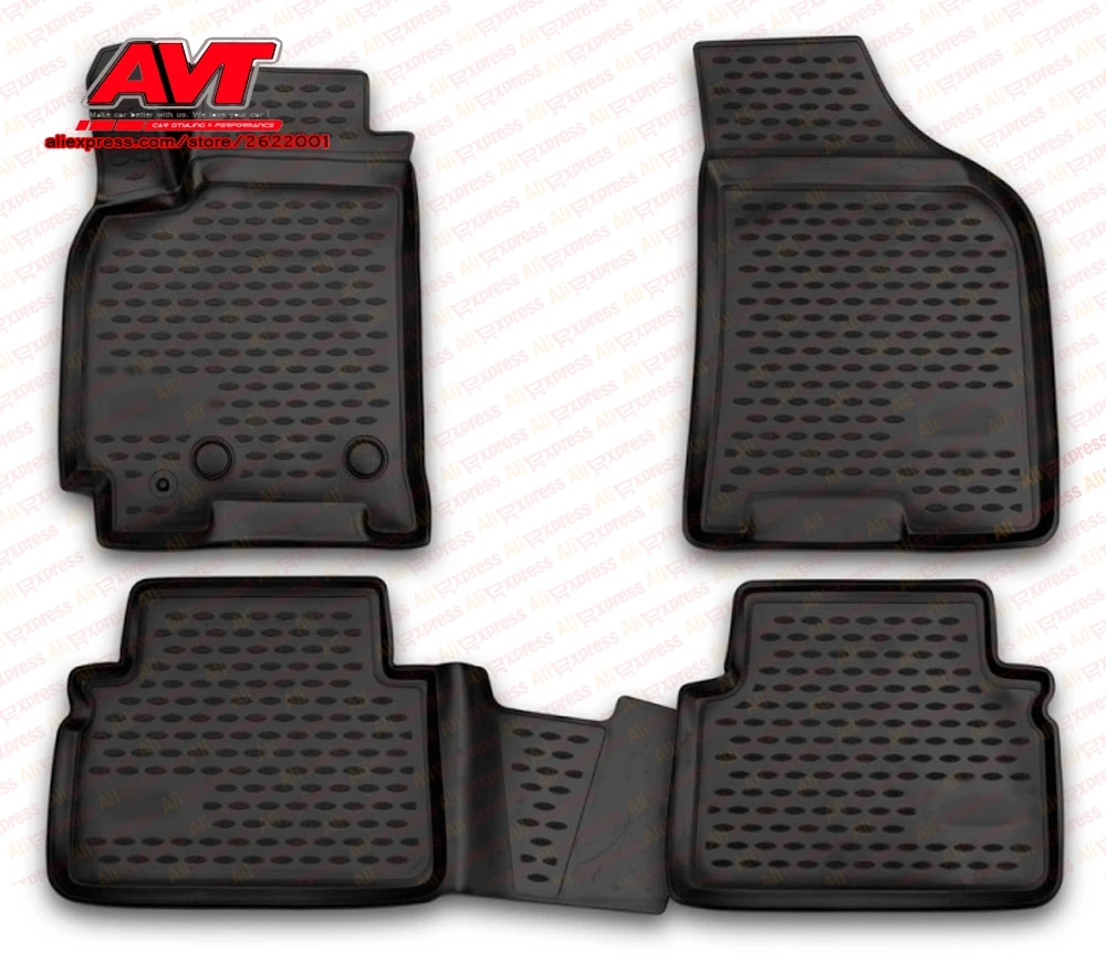 Коврики для Daewoo Gentra 2013- 4 шт. резиновые коврики Нескользящие аксессуары салона