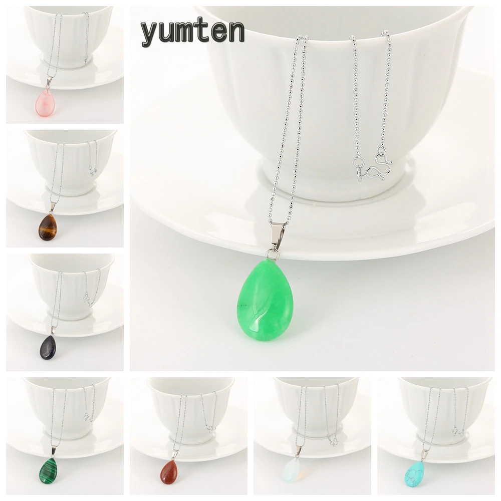 Yumten капли воды кулон Цепочки и ожерелья цепь Ключичное колье Для женщин