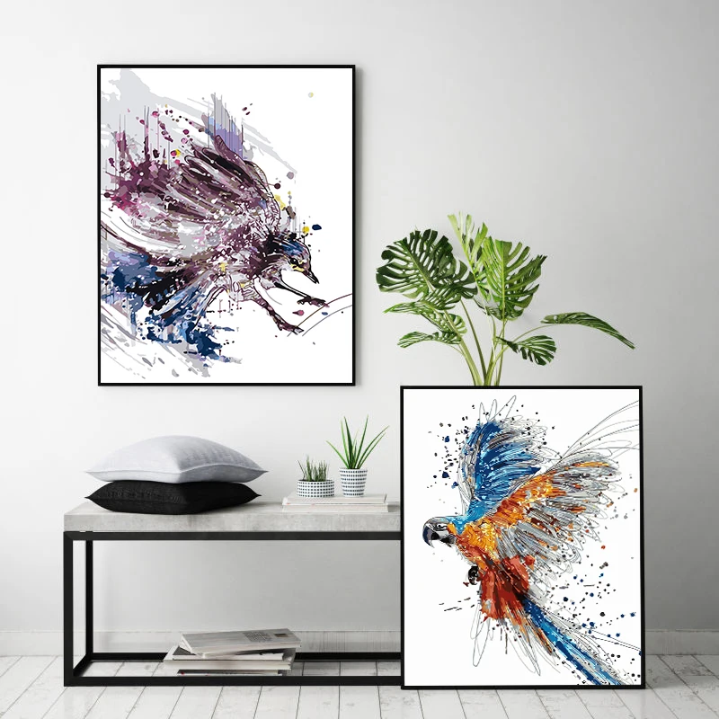 Рисуй по номеру Wall art живописи номерам ручной росписью цвет Творческий животных