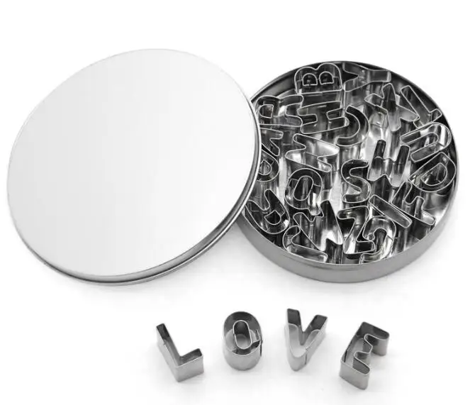 26 шт./лот DIY форма для печенья торта резак буквы Алфавит Форма помадка LB