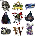 Prajna локомотив, теплопередача, пиратский призрак, медсестра, мрачный жнец, нашивка сделай сам, одежда, а-образный стикер на куртку, сумки с розовым черепом