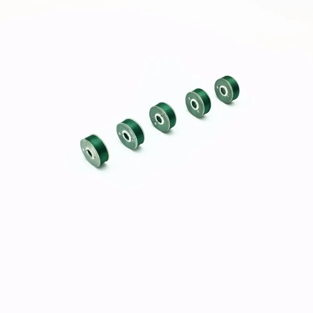 Высококачественная предварительно намотанная бобина полиэфирная зеленая