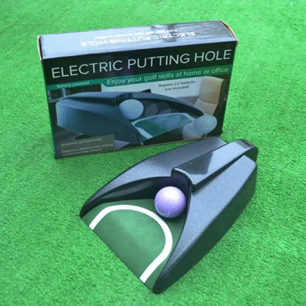 Mounchain Portable Golf Ball Kick Back Automatic Return Putting Cup Device Practice Training Gravity Induction | Спорт и развлечения