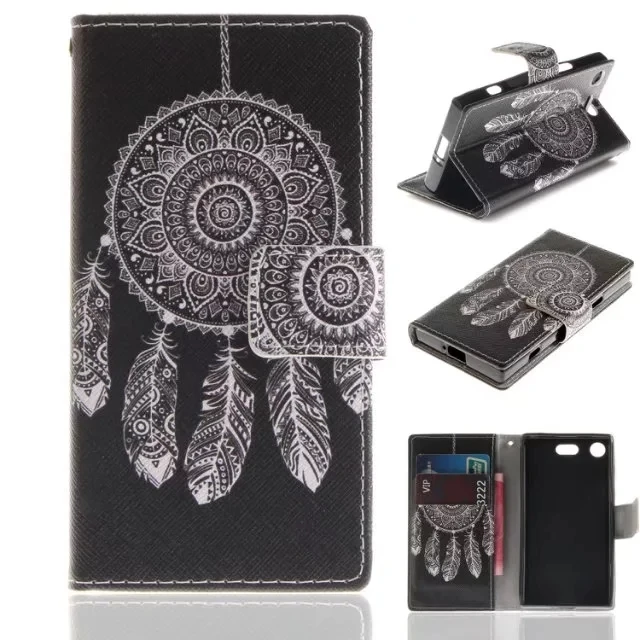 Чехол Etui для sony Xperia XZ1 компактный чехол с тигром привлекательной девушкой