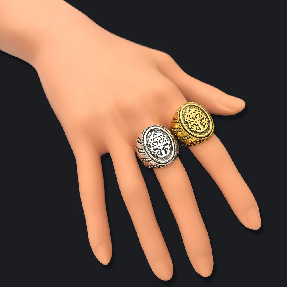 Новый дизайн с покрытием из Ancient GOLD SILVER кольца для Для мужчин's и женщин на
