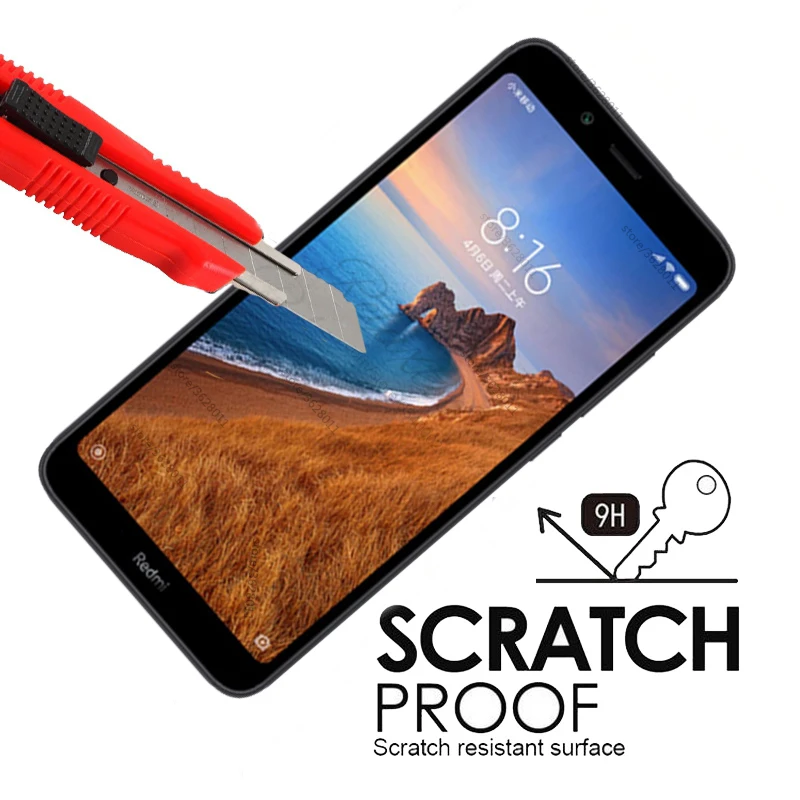 Закаленное стекло с полным покрытием для xiaomi Redmi 7A Защита экрана Xiomi 7a 7 a redmi7a