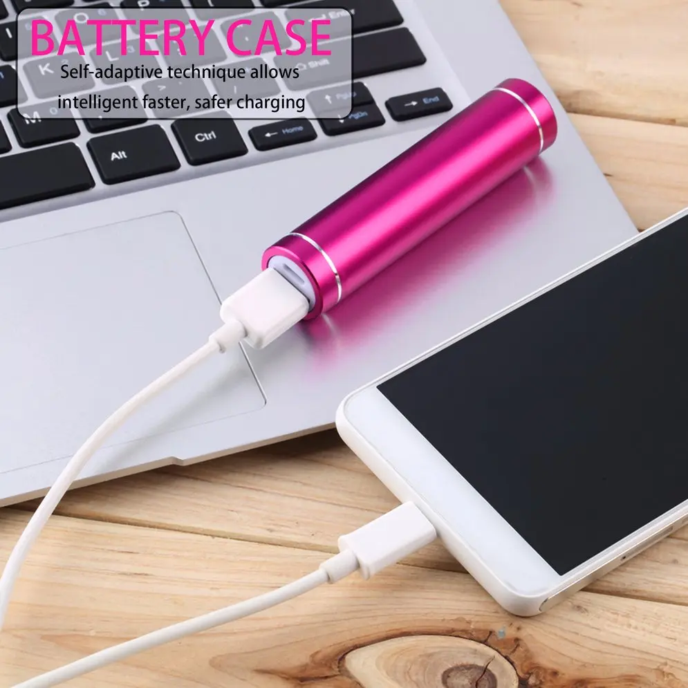 2000 мАч Мини USB мобильный Банк питания зарядное устройство коробка батарея чехол