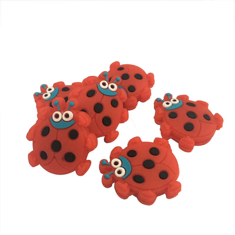 POWERTI 10pcs/lot ladybird Tennis Vibration Dampener Red Cute Racket Free Shipping | Спорт и развлечения