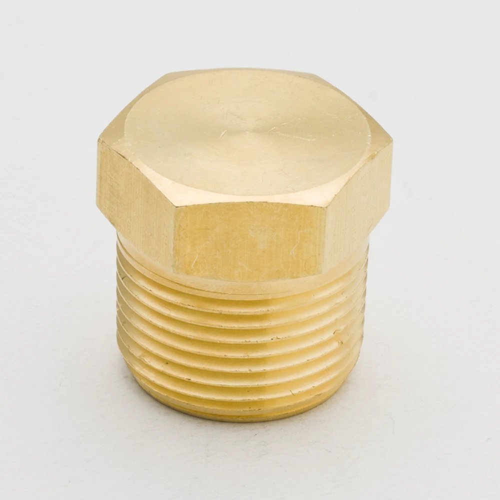 20 шт. латунный Фитинг С Шестигранной Головкой Штекер 1/8 &quot1/4&quot NPT штекер резьба