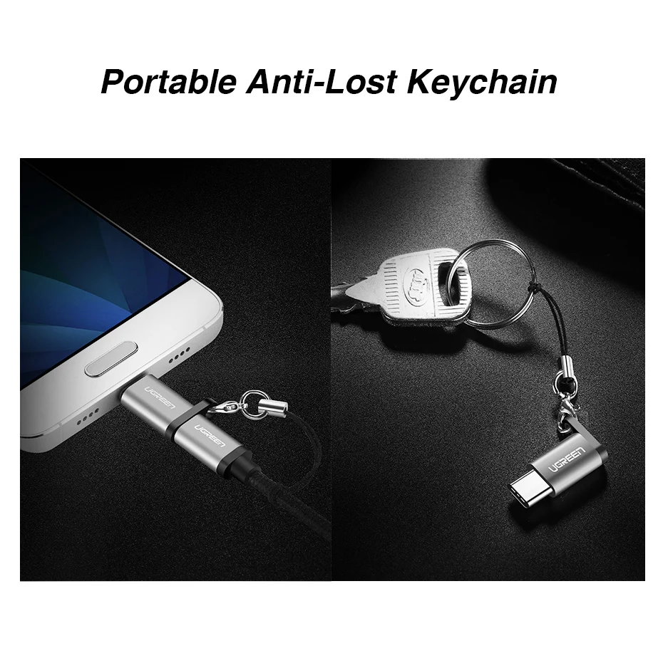 Ugreen micro usb к type c адаптер зарядный кабель конвертер для samsung s9 huawei xiaomi зарядное устройство usb c otg адаптер телефона Android