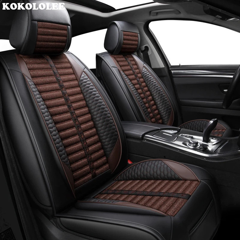 Автомобильные Чехлы На Сиденья kokoleee для Infiniti all model FX EX JX G M QX50 QX56 QX80 QX70 Q70L QX60 Q50 Q60