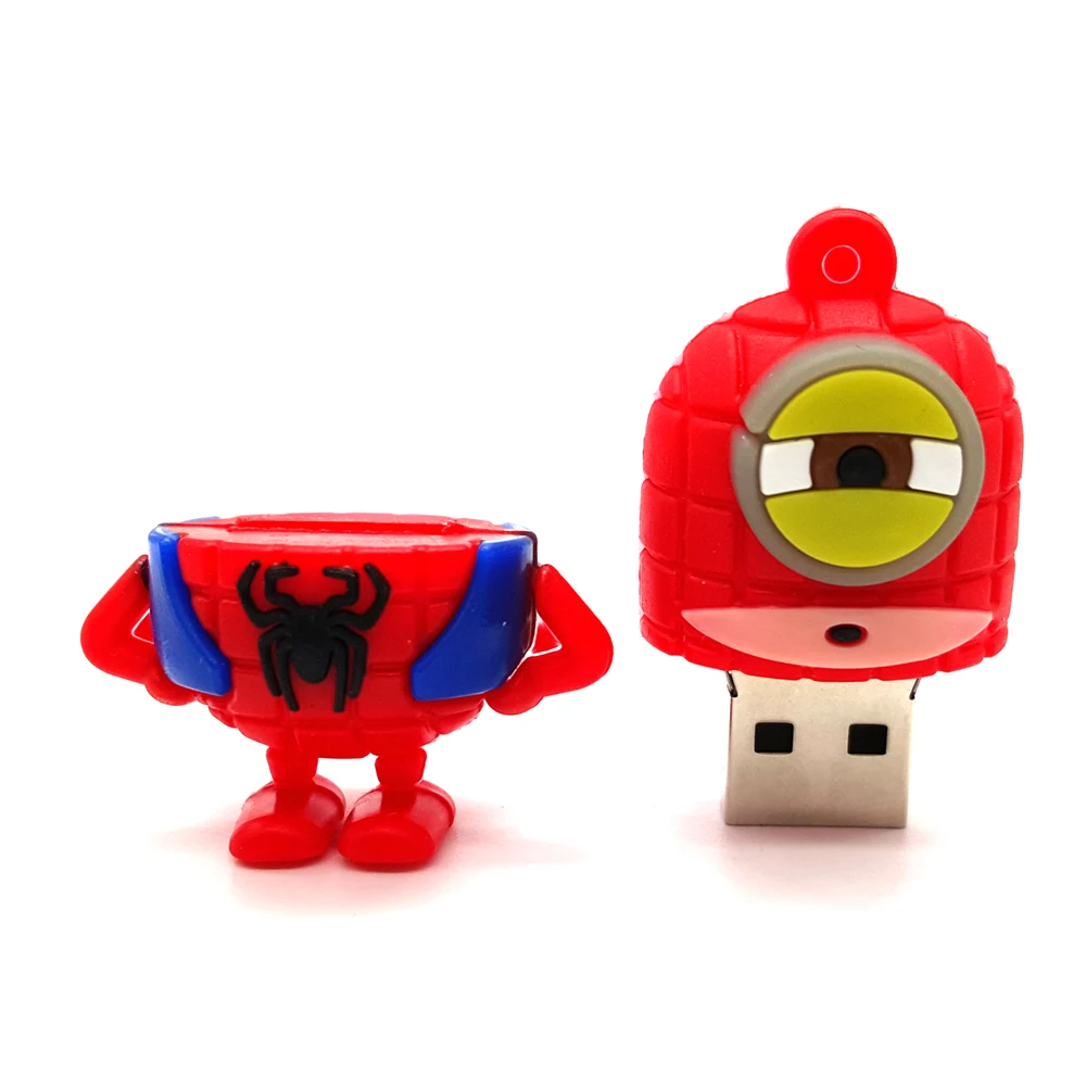 USB флеш-накопитель с миньонами мультипликационный 2 0 4 ГБ 8 16 32 64 адаптером OTG карта