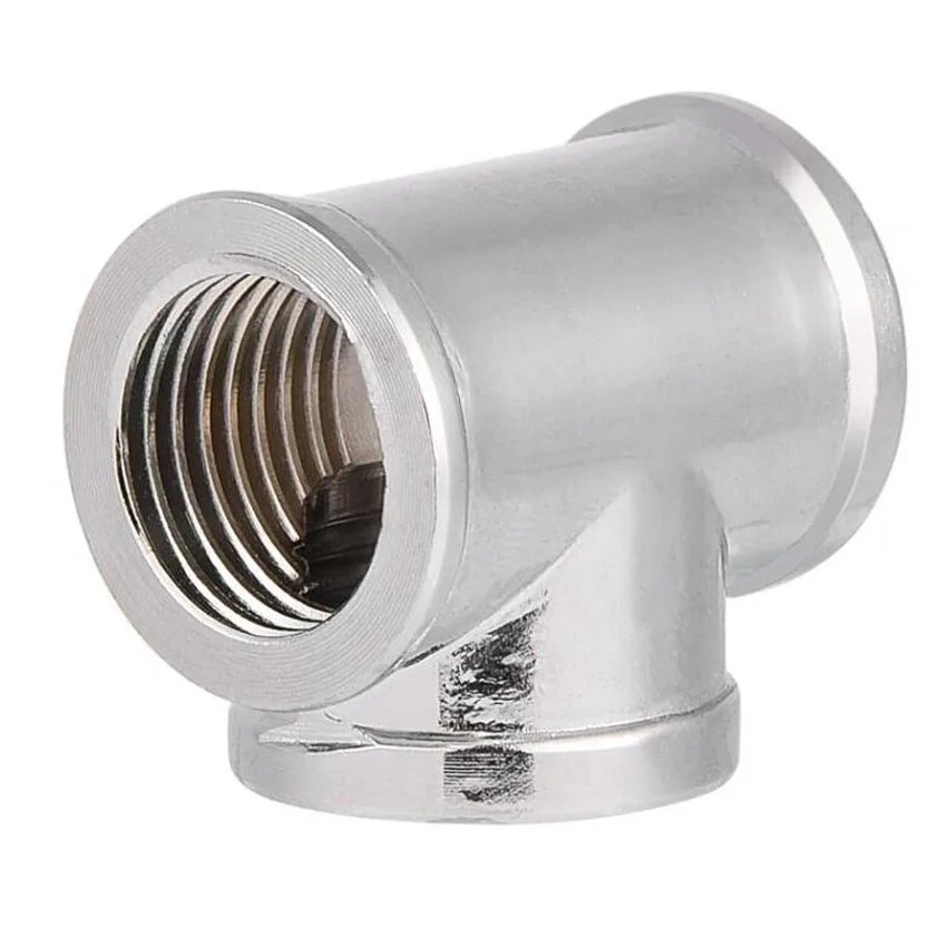 GKD G1/4 ''cube акриловый латунный 3 сторонний адаптер для компьютерной системы
