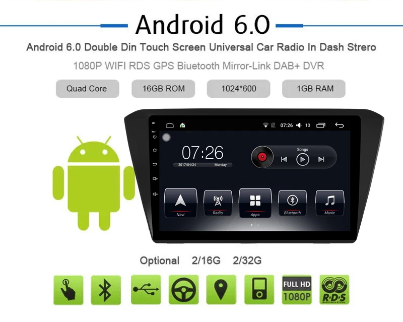 Android 7 1 Автомобильный мультимедийный dvd-плеер для Skoda Superb 2015-2018 GPS навигационная