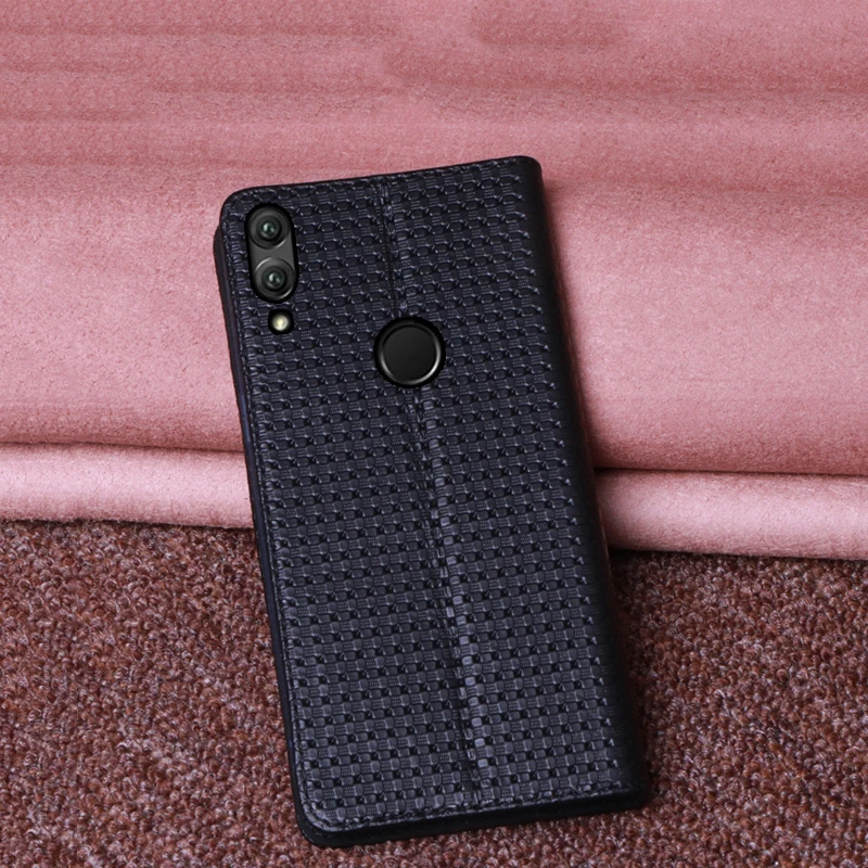 Подлинная Кожаный чехол для huawei Honor Примечание 10 Huaiyi натуральная кожа + TPU полный