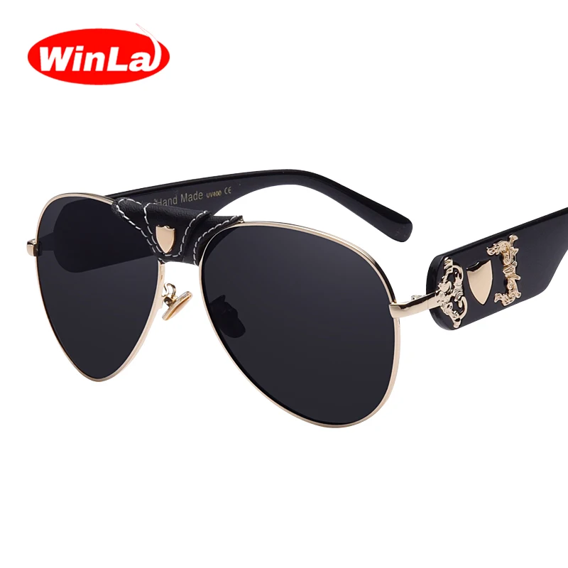Winla винтажные брендовые дизайнерские солнцезащитные очки женские покрытие