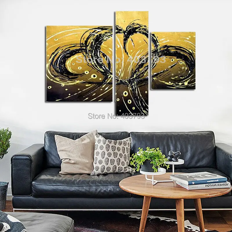 MODERN ABSTRACT HUGE LARGE CANVAS ART OIL PAINTING abstract Double phoenix fly no framed | Painting &amp Calligraphy