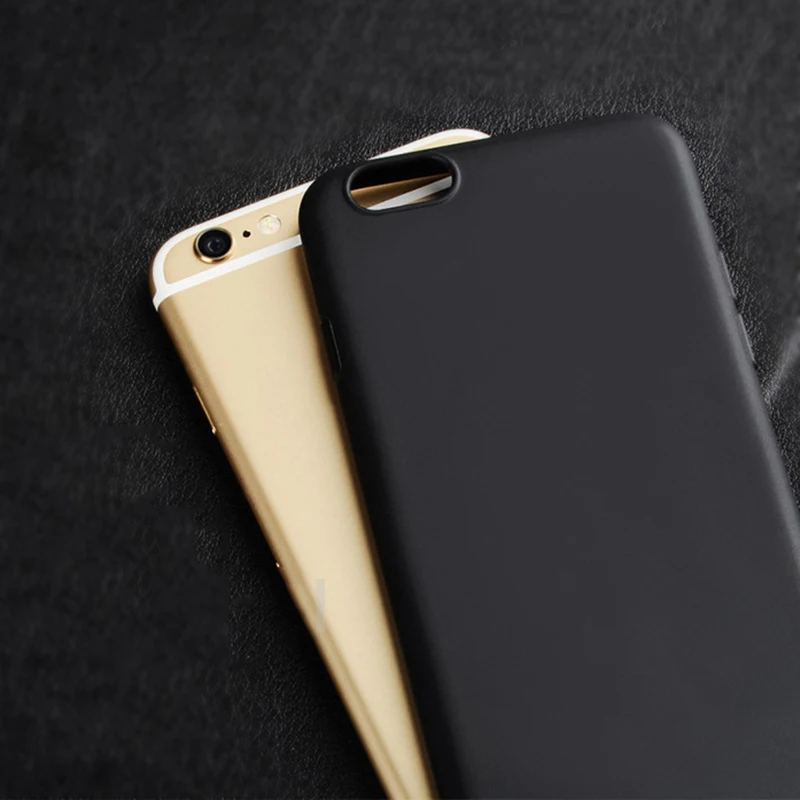 Cute Candy Colors Soft Phone Case For iPhone X 6 6S 7 8 Plus Anti-knock TPU Slim Matte Cover 5 5S SE 6Plus |