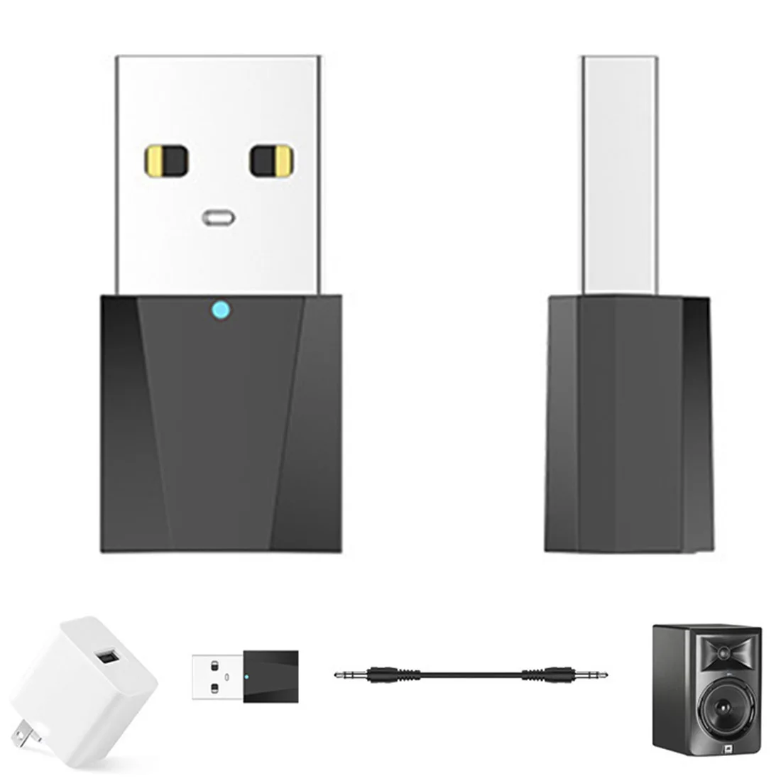 Bluetooth 4 2 аудио приемник передатчик мини стерео AUX RCA USB разъем 3 5 мм для ТВ ПК