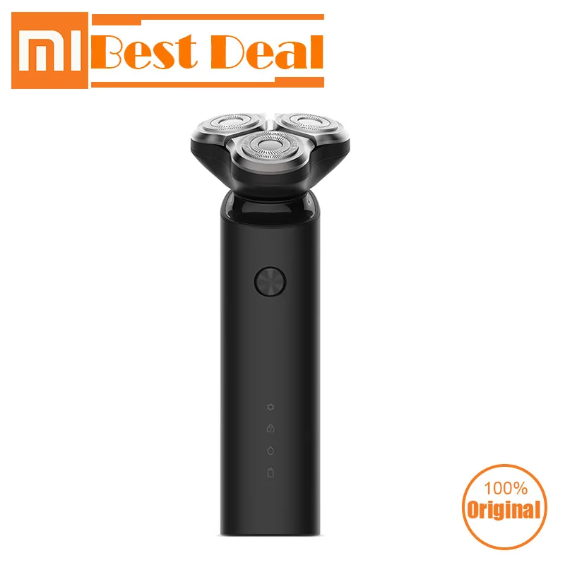 Mijia Electric Razor Бритва для электробритва Xiaomi Mijia для мужчин с гибкой головкой, 3 режима сухого влажного бритья, моющаяся, основное-суб, двойное лезвие, турбо+ режим, удобная чистка - Цвет: Mijia Electric Razor