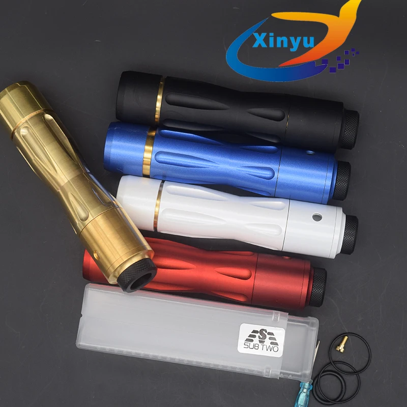 Оригинал SUB TWO mod kit испаритель 18650 Батарея Латунь красная медь 24 мм корпус VS Get Low V3