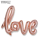 Романтическое свадебное украшение, разные цвета, 108*64 см, большой розовый золотой шар, свадебный душ