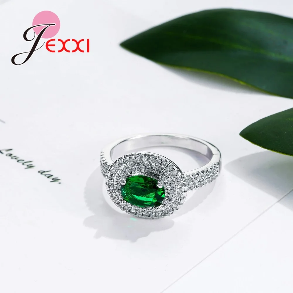 Роскошное кольцо с кристаллом из Кубического циркония AAA + бижутерия подарки