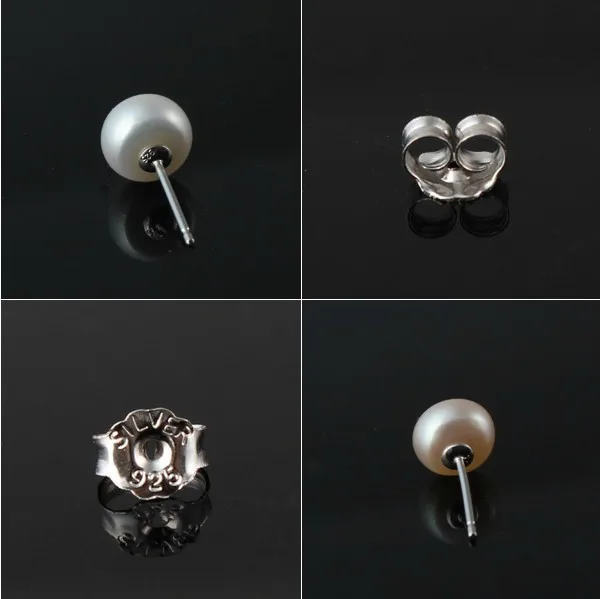 AAA оптовая продажа ювелирные изделия жемчуг натуральный пресноводный серьги для