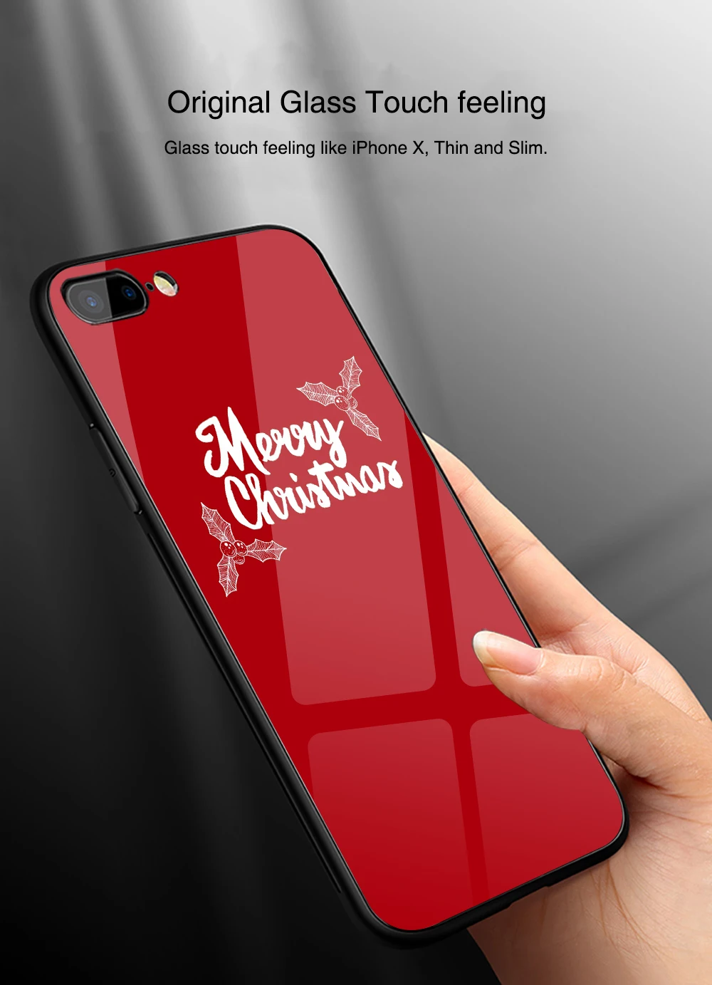 FinderCase для iPhone XR чехол Рождественская елка олень Закаленное стекло задняя крышка чехол для iPhone 6 6s 7 8 Plus XS Max XR X