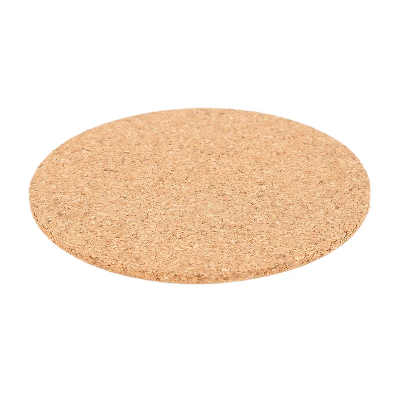 6pcs for Dining Table Natural Cork Drinks Coffee Tea Cup Coaster Wine Pad 9CM Mat Bowl PlacematHome Kitchen Accessories | Дом и сад