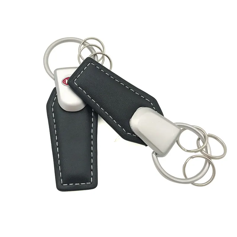 1 шт. брелок-эмблема из натуральной кожи с логотипом автомобиля брелок для ключей