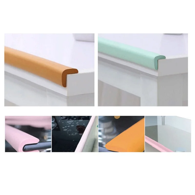 2 метра Детская безопасность угловая защита для стола противоскользящая полоса