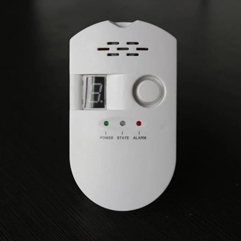 AC110V~ 220V Питание ed газовый сигнализатор lpg газовый детектор LPG сигнализация Европейская линия электропитания со светодиодным дисплеем концентрации