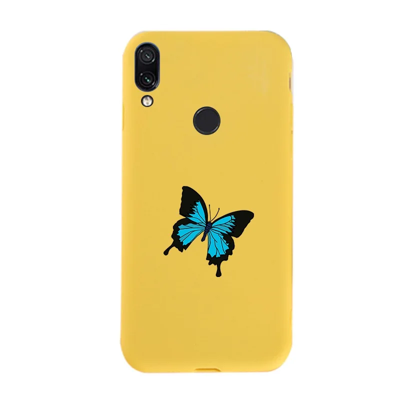 С жёлтым Силиконовым чехол для Xiaomi Redmi 3S Note 3 4 4X5 5A 6 7 Pro F1 4A 6A 2S S2 плюс GO 8T 8 8A чехол и милые носки с рисунками зверей из мультфильмов