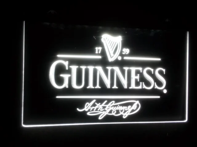 B91 Guinness арт пивной бар-Клуб Бар Паб 3d знаки светодиодная неоновая лампа