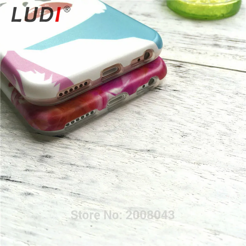 LUDI High Quality Sexy lady Marilyn Monroe Fundas for iphone 7 7plus 8Plus IMD Frosted TPU Hipster Case 6 8 6plus x |