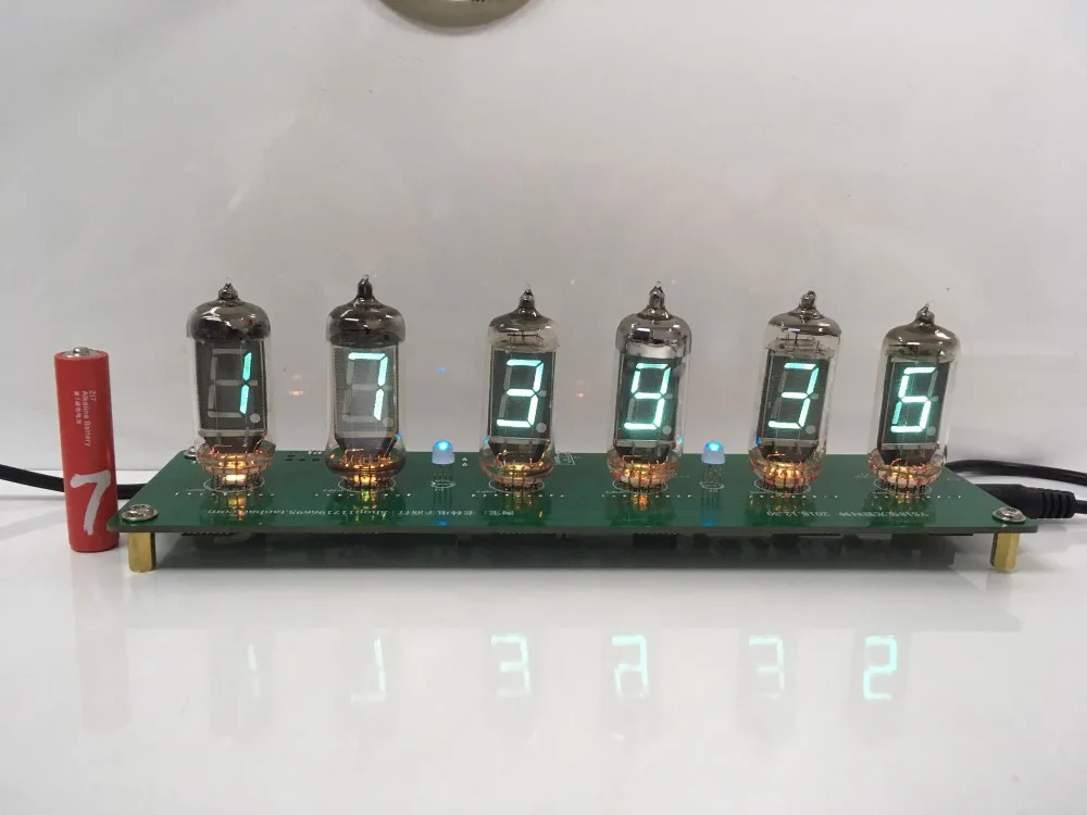 СВЕТОДИОДНЫЙ цифровой набор часов Nixie 6 бит электронные настольные часы в стиле
