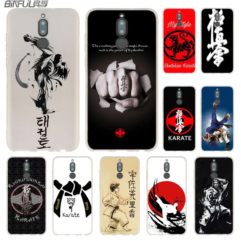 Телефонные чехлы Kyokushin с символом карате для Huawei Mate 30 20 10 Lite Pro мягкий