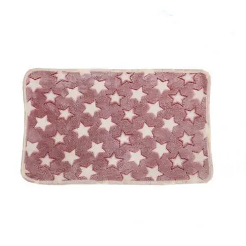 light purple star Одеяло для домашних животных с принтом ручной стирки, коврики для кошек и собак, мягкое теплое зимнее одеяло для сна, s, для собак, щенков, теплые коврики для путешествий - Цвет: light purple star