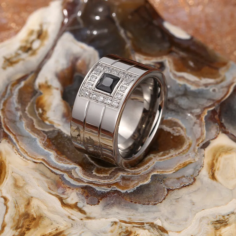 Роскошные брендовые новые мозаичные кольца для мужчин и женщин с фианитом ААА