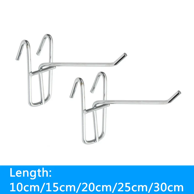 

4pcs/lot Cold rolled steel supermarket shelf slot plate hook Shelf net hook Slotted hook Ornament rack hook